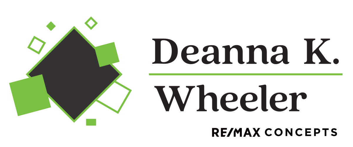 deanna wheeler black and green squares logo