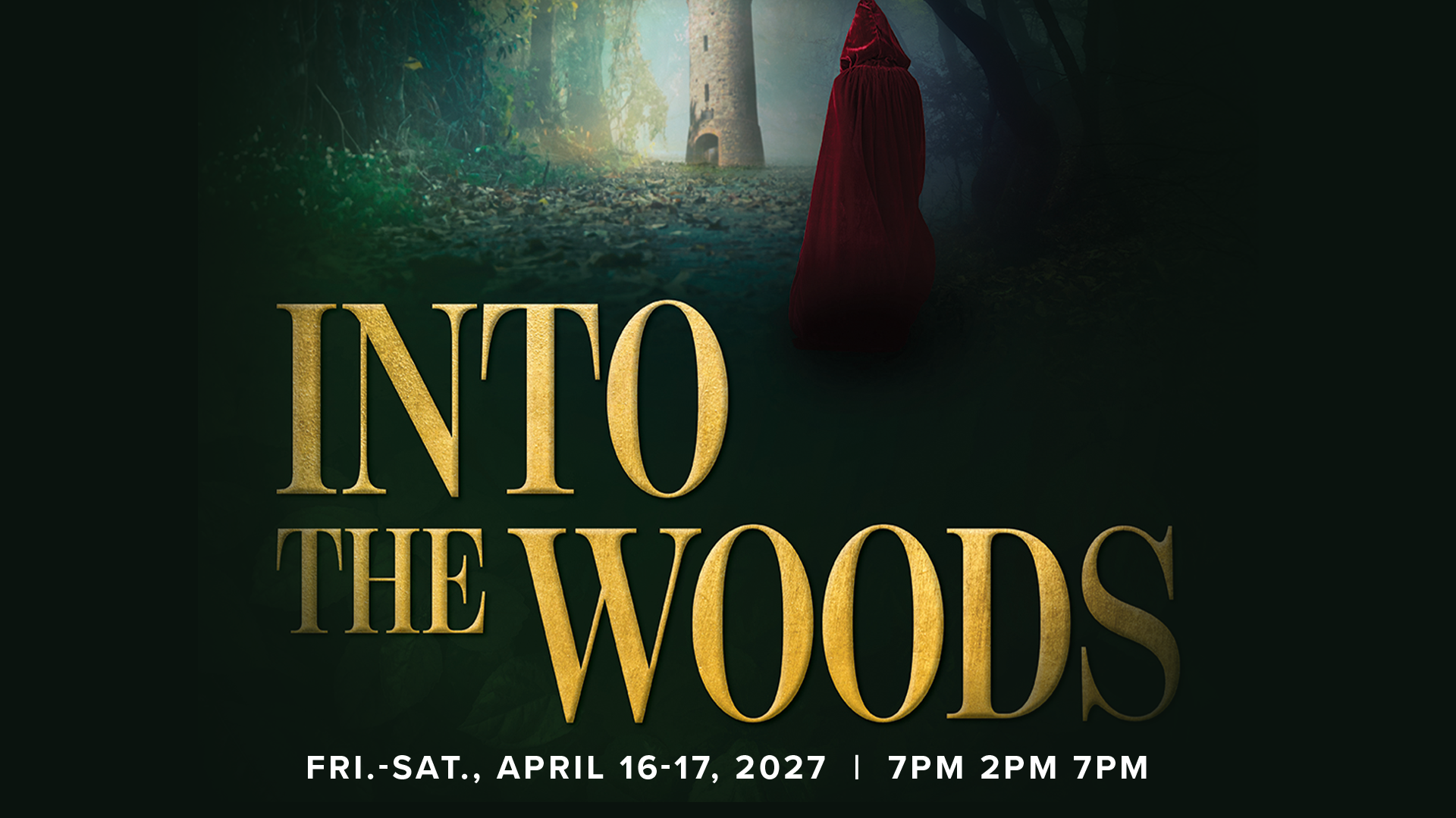 wood with hooded figure 