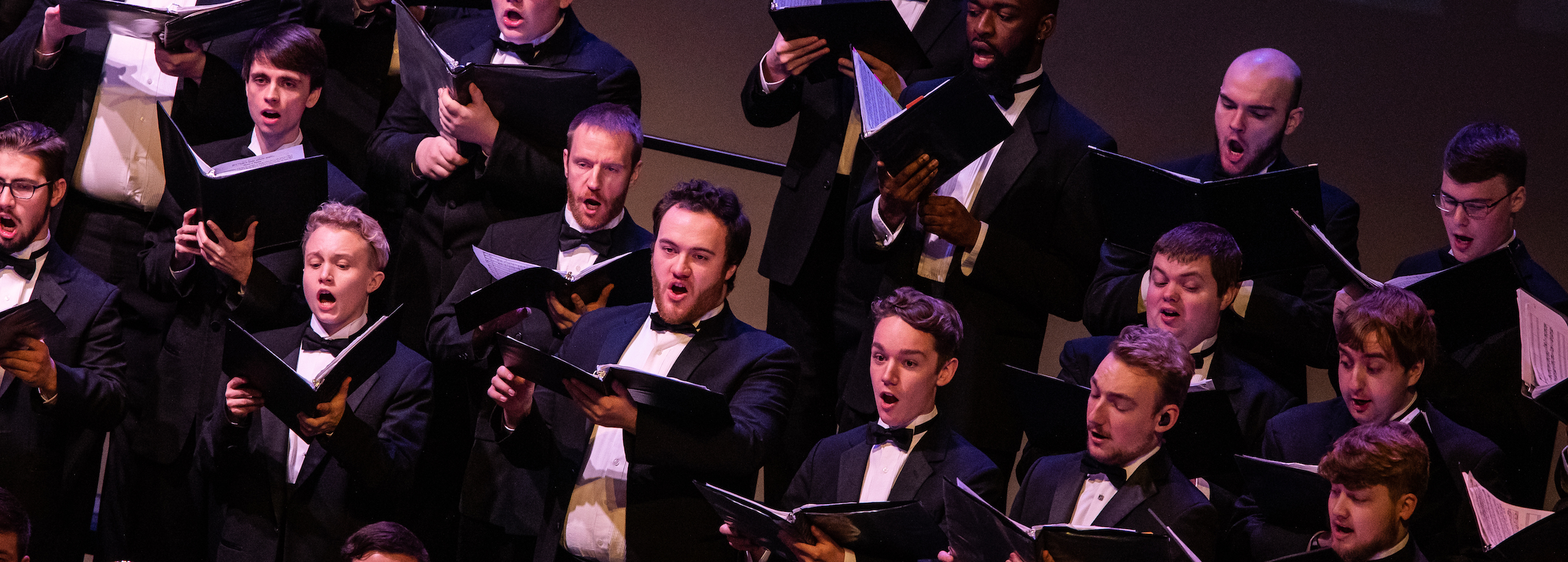 Members of the Glee Club Singing