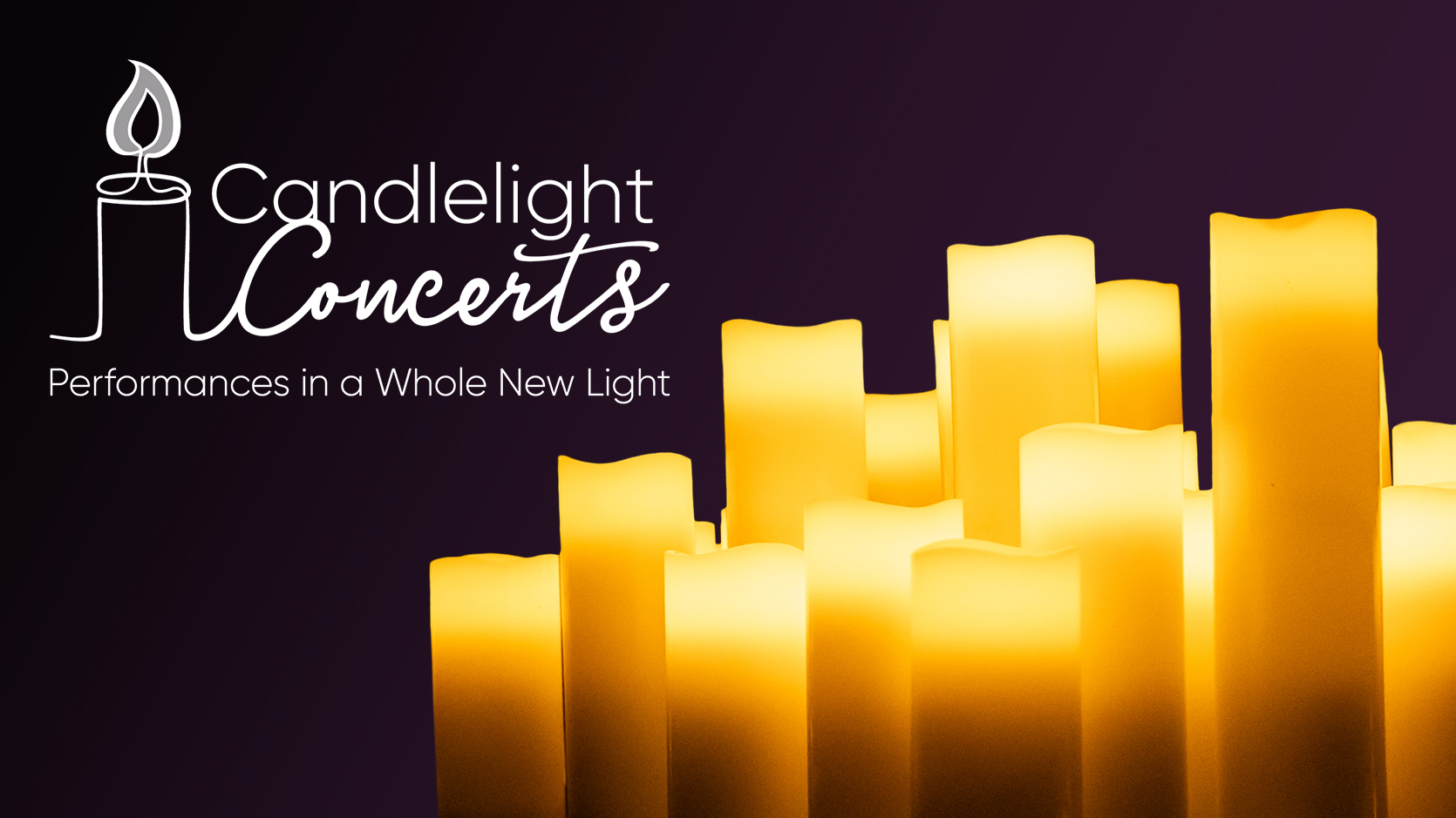 Illuminated candles 