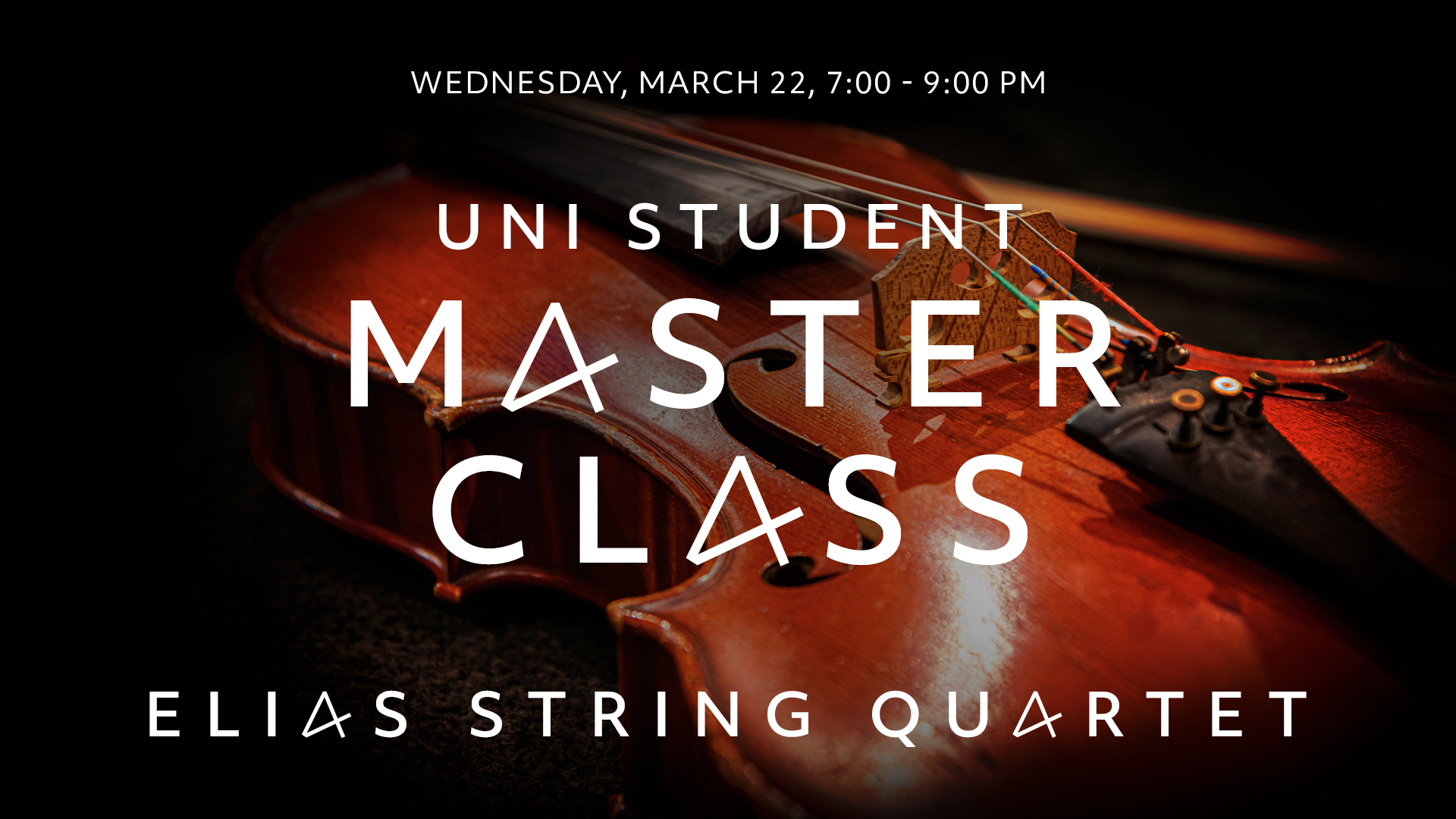 UNI Student Masterclass with Elias String Quartet