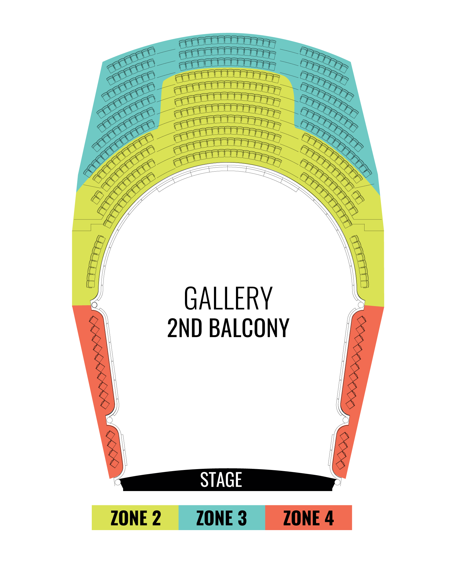 Gallery Seating Map