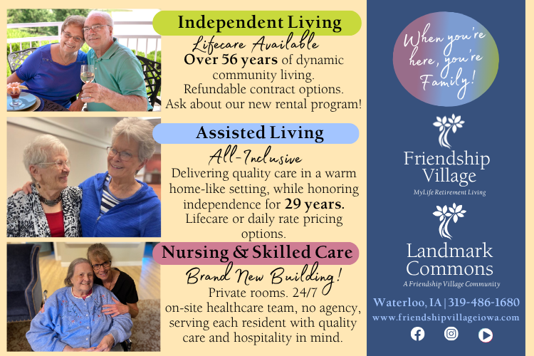 ReDesign what retirement looks like, Friendship villlage