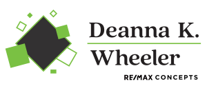 deanna wheeler black and green squares logo