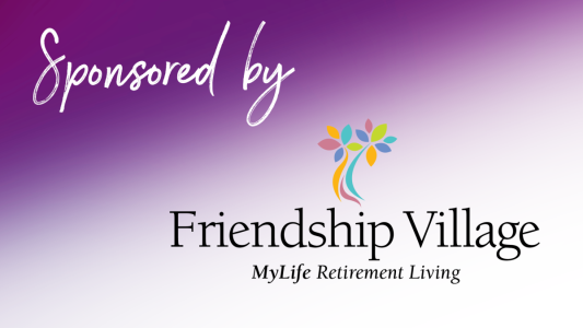 Sponsored by Friendship village Logo