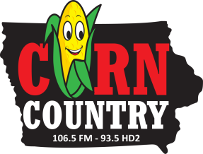Corn Country Radio Logo - 106.5 FM - 93.5 HD2