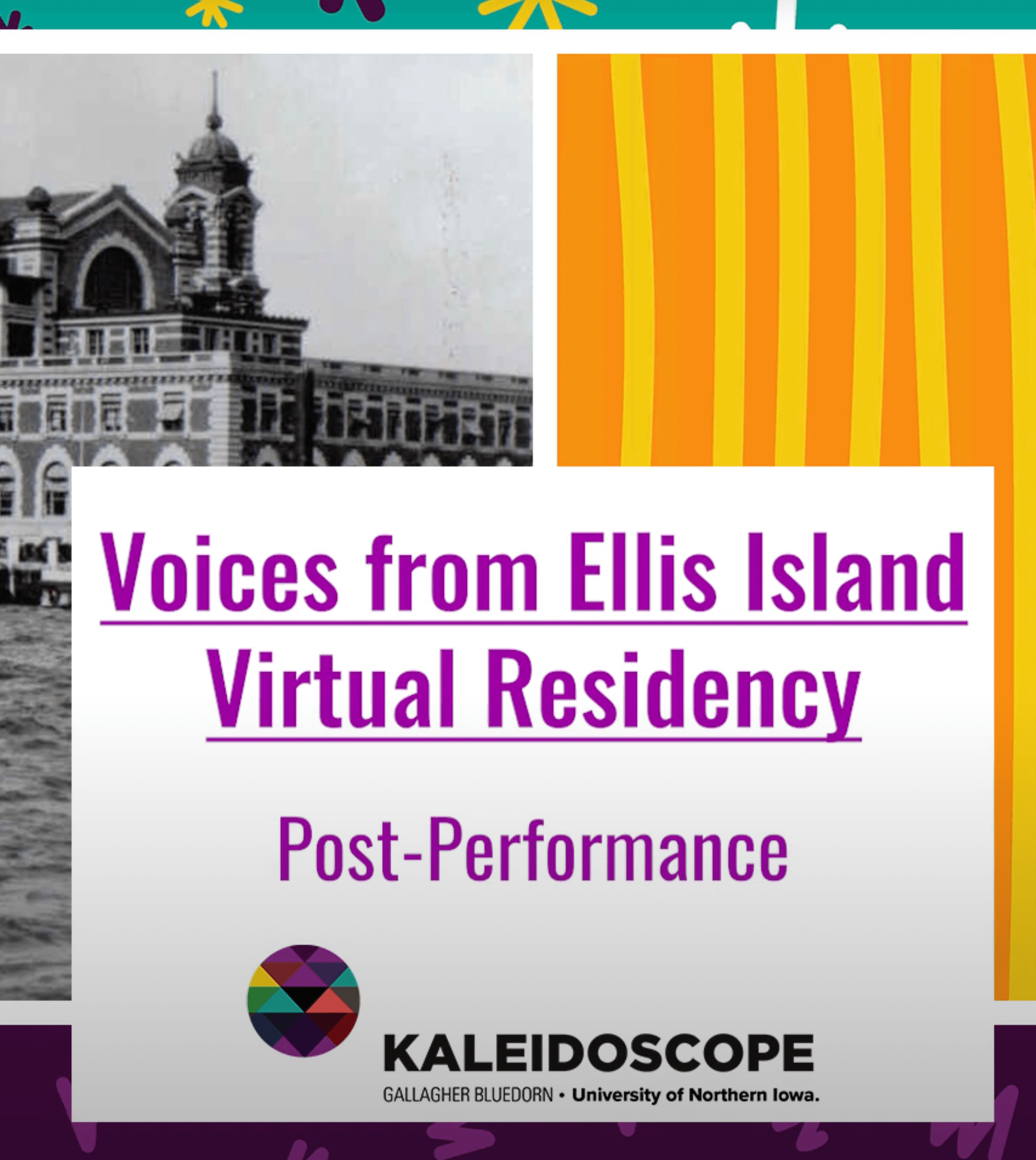 Voices from Ellis Island Virtual Residency Post-Performance
