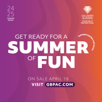 Various images for performances for summer concert series