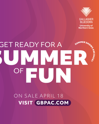 Various images for performances for summer concert series