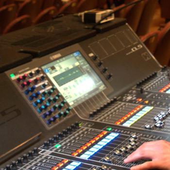 hands on a sound board