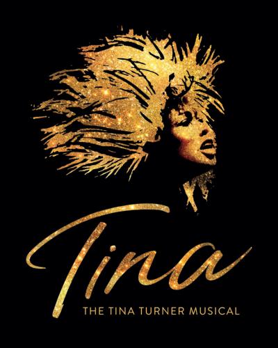 The face of a woman with spiked gold hair. Text reads Tina: The Tina Turner Musical